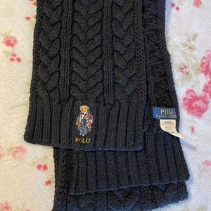 Ralph Lauren Polo Teddy Embroidered Scarf